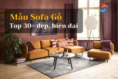 Top 30+ Mẫu sofa gỗ đẹp hiện đại nhất năm 2023