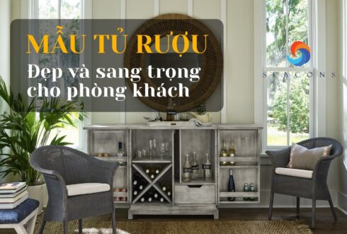 Top 30+ Mẫu tủ rượu đẹp và sang trọng cho phòng khách năm 2023