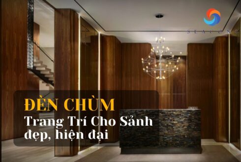 Đèn chùm: 30+ mẫu trang trí cho sảnh đẹp hiện đại nhất 2023