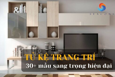 Tủ kệ trang trí đẹp: 30+ mẫu sang trọng theo phong cách hiện đại