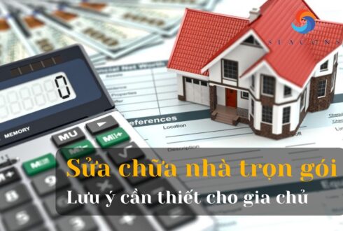 Sửa chữa nhà trọn gói, những lưu ý quan trọng không thể bỏ qua