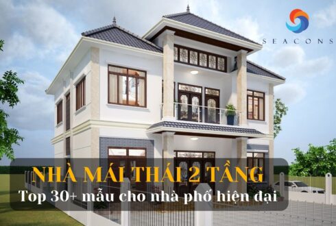 Nhà mái thái 2 tầng là gì? Top 30+ nhà mái thái tầng đẹp, sang trọng cho nhà phố hiện đại