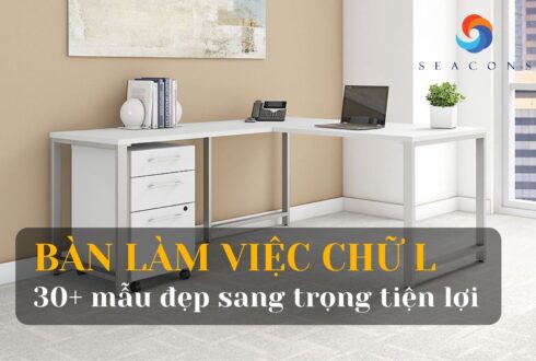 Bàn làm việc chữ L là gì ? Top 30+ bàn làm việc chữ L đẹp hiện đại cho văn phòng thêm sang trọng