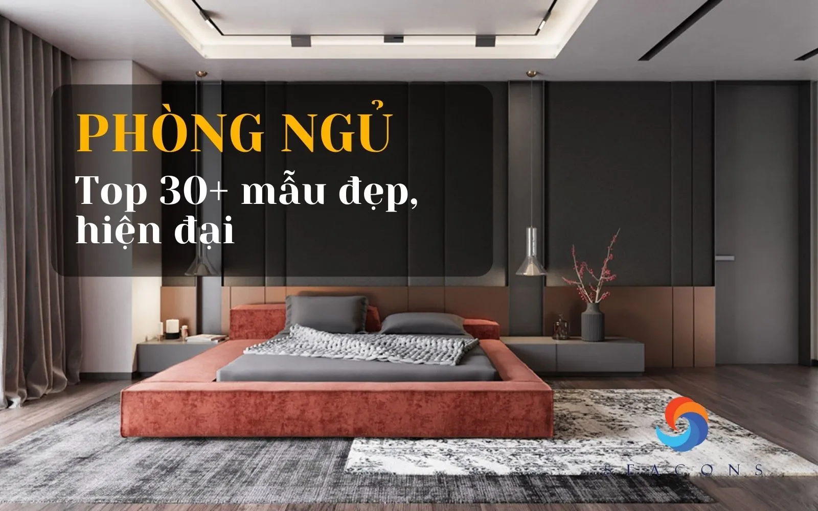 Tư Vấn Thiết kế  bố trí nội thất phòng ngủ 14m2 đẹp mê ly