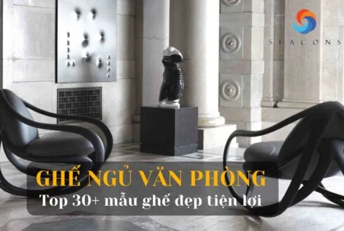 Top 30+ Mẫu ghế ngủ văn phòng đẹp tiện lợi, sang trọng năm 2025