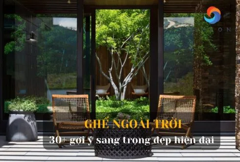 Ghế ngoài trời là gì? Top 30+ ghế ngoài trời đẹp, bền và sang trọng